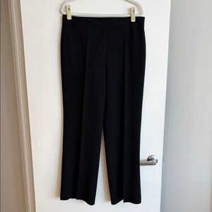 Ann Taylor Elegant Black Wide Leg Trousers